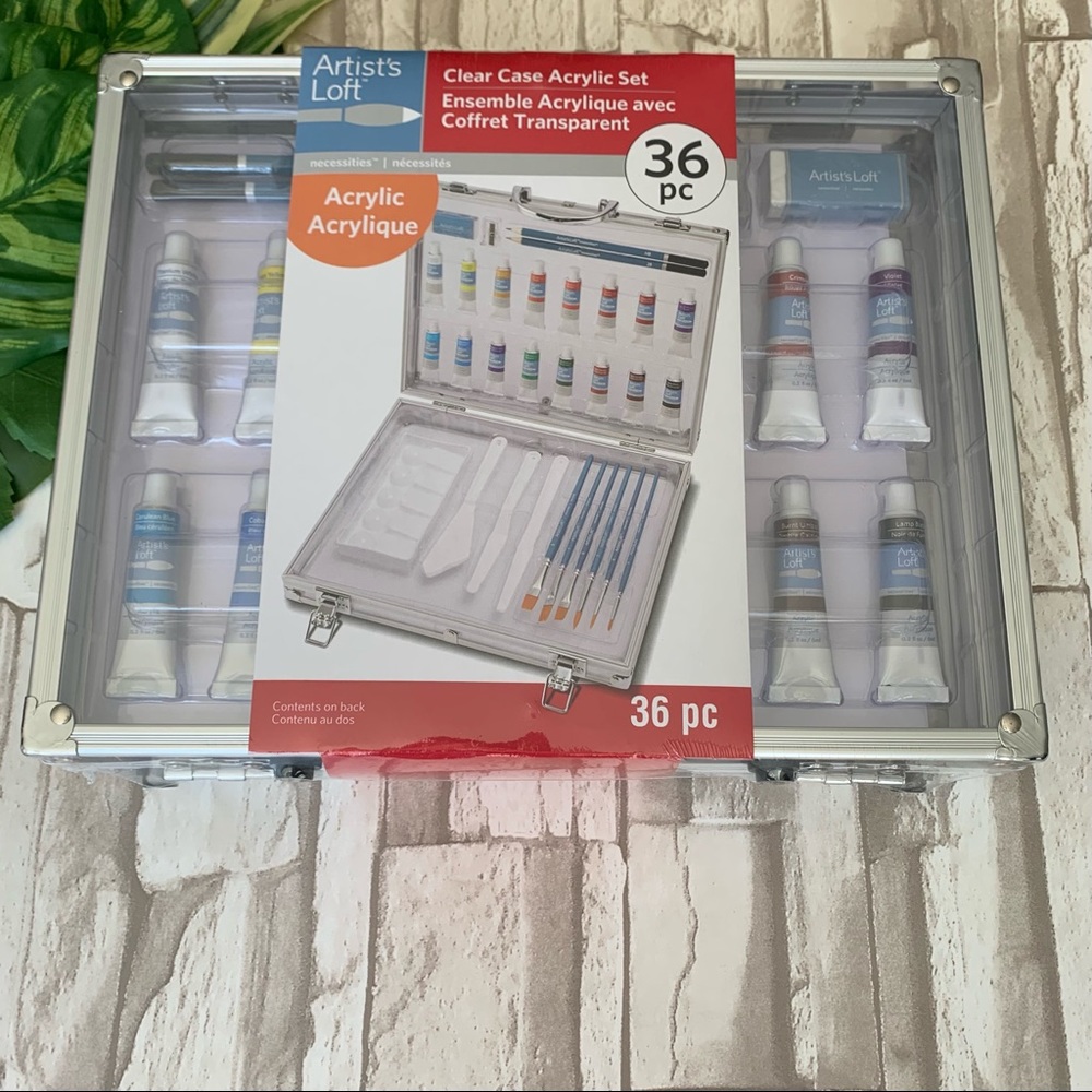 Artist's Loft Clear Case Acrylic Set